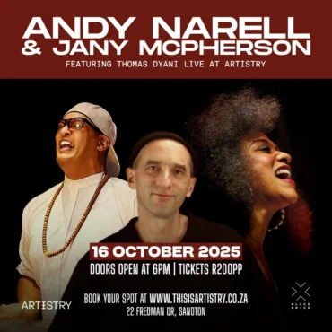 ANDY NARELL Live Show featuring Jany McPherson & Thomas Diyani