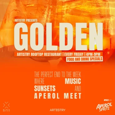GOLDEN at Artistry brought to you by Aperol Spritz | Samba Edition
