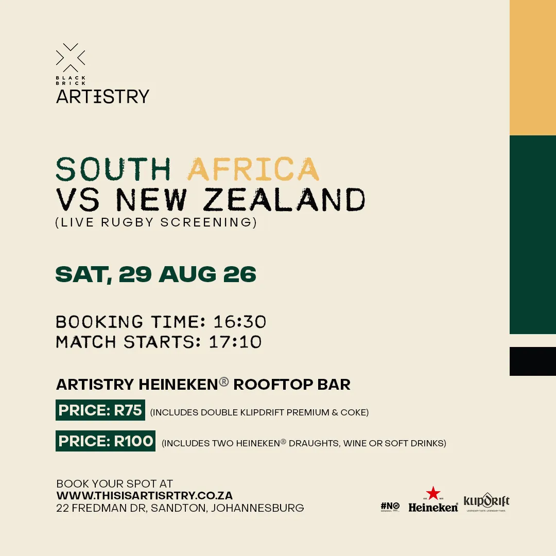 South Africa vs New Zealand | Live Rugby Screening
